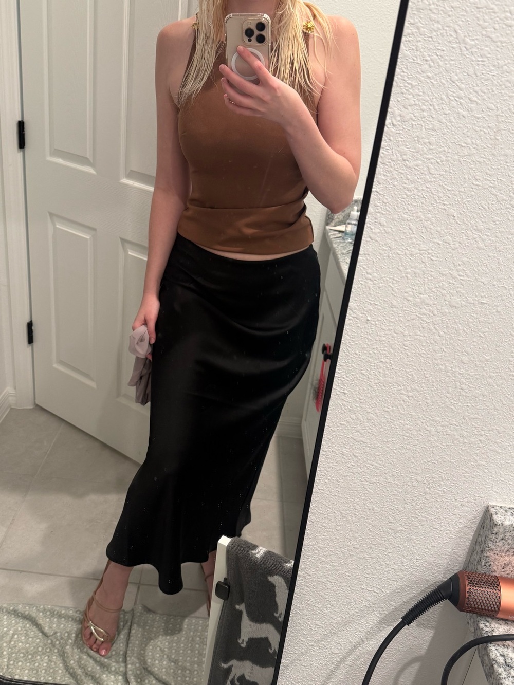 Rachel Zoe Black Maxi Skirt